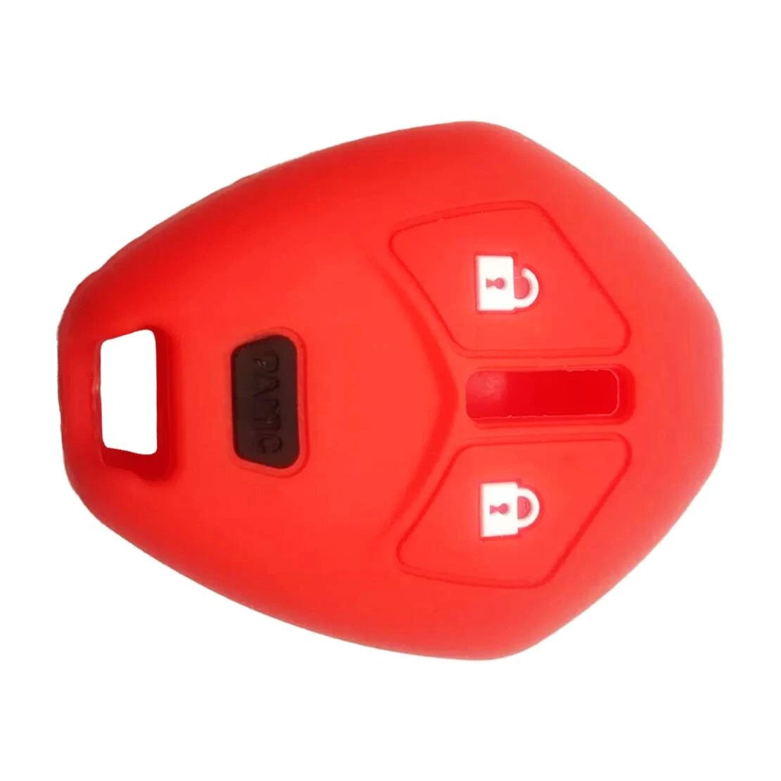 Red Silicone Smart Key Case Cover for Mitsubishi Outlander Mirage Lancer (2013-2023)