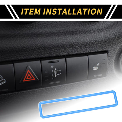 Emergency Light Switch Panel Trim for Jeep Wrangler JK (2011-2017) Light Blue