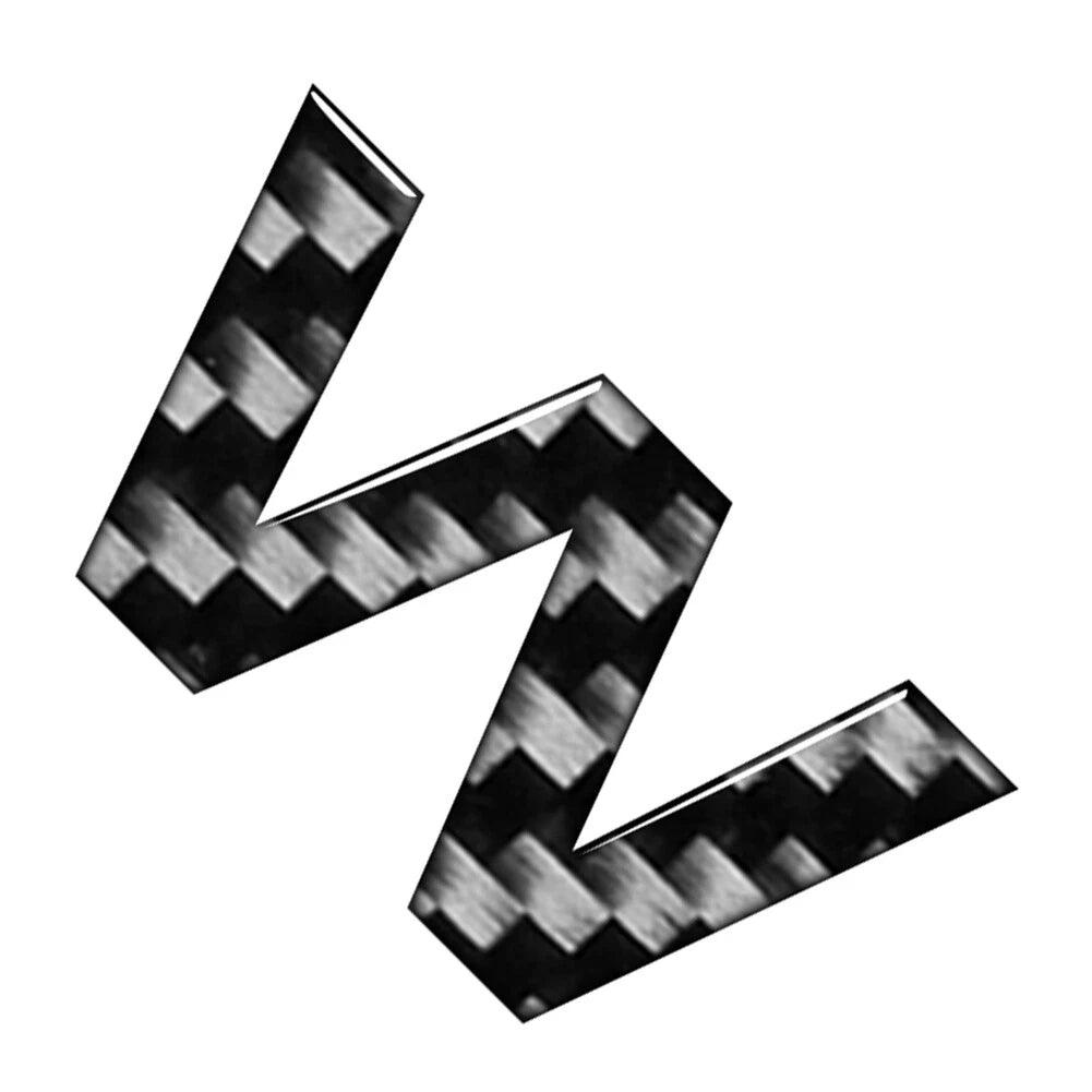 Black Alphabet Letter Emblem Badge Decals Stickers for Car Window Door Wall