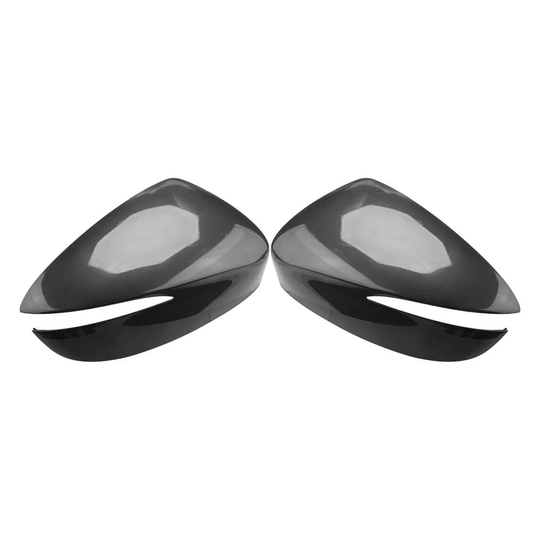Glossy Black Door Wing Mirror Cover Caps for Mazda CX-5 (2015-2016)