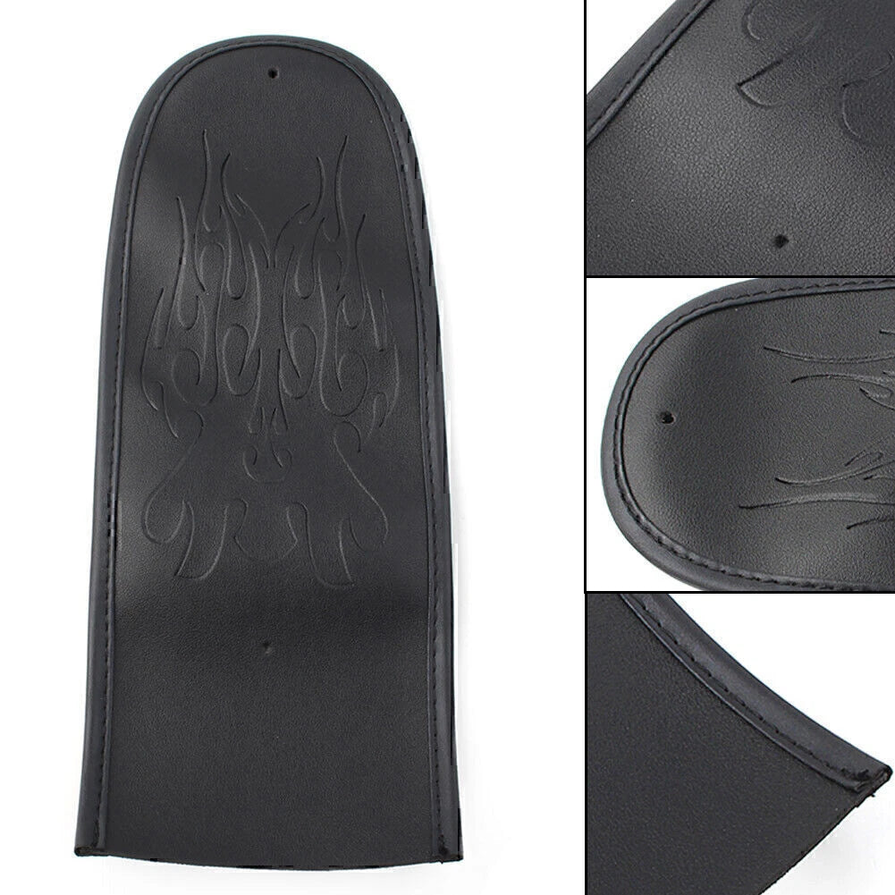 Leather Cushion Rear Flame Stitching for Harley Dyna Fat Bob & Street Glide