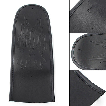 Leather Cushion Rear Flame Stitching for Harley Dyna Fat Bob & Street Glide