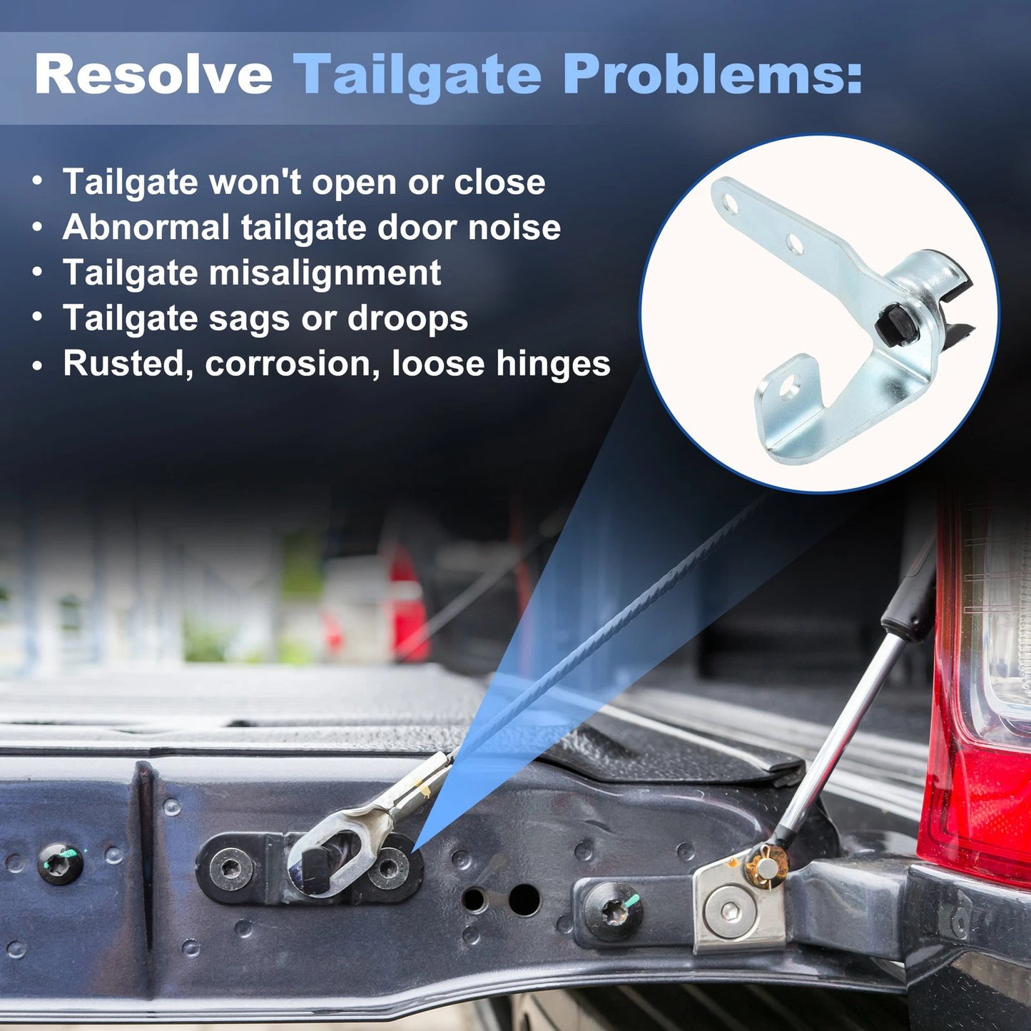 Tailgate Hinge for Toyota Tundra 2007-2024 Right Passenger Side
