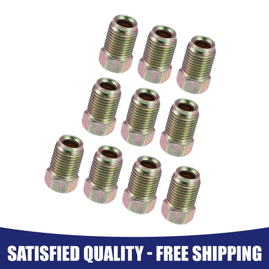10 x 3/16" Hydraulic Motorcycle Brake Line Tube Fittings