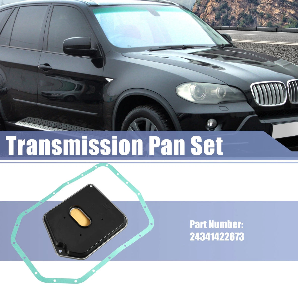 Transmission Filter Oil Pan Gasket Kit for BMW 740iL (1995-2001)