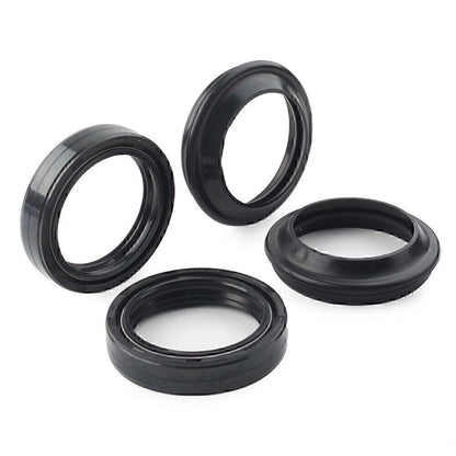 4 Pcs 33X46 MM Motorcycle Front Fork Damper Shock Absorber Seal