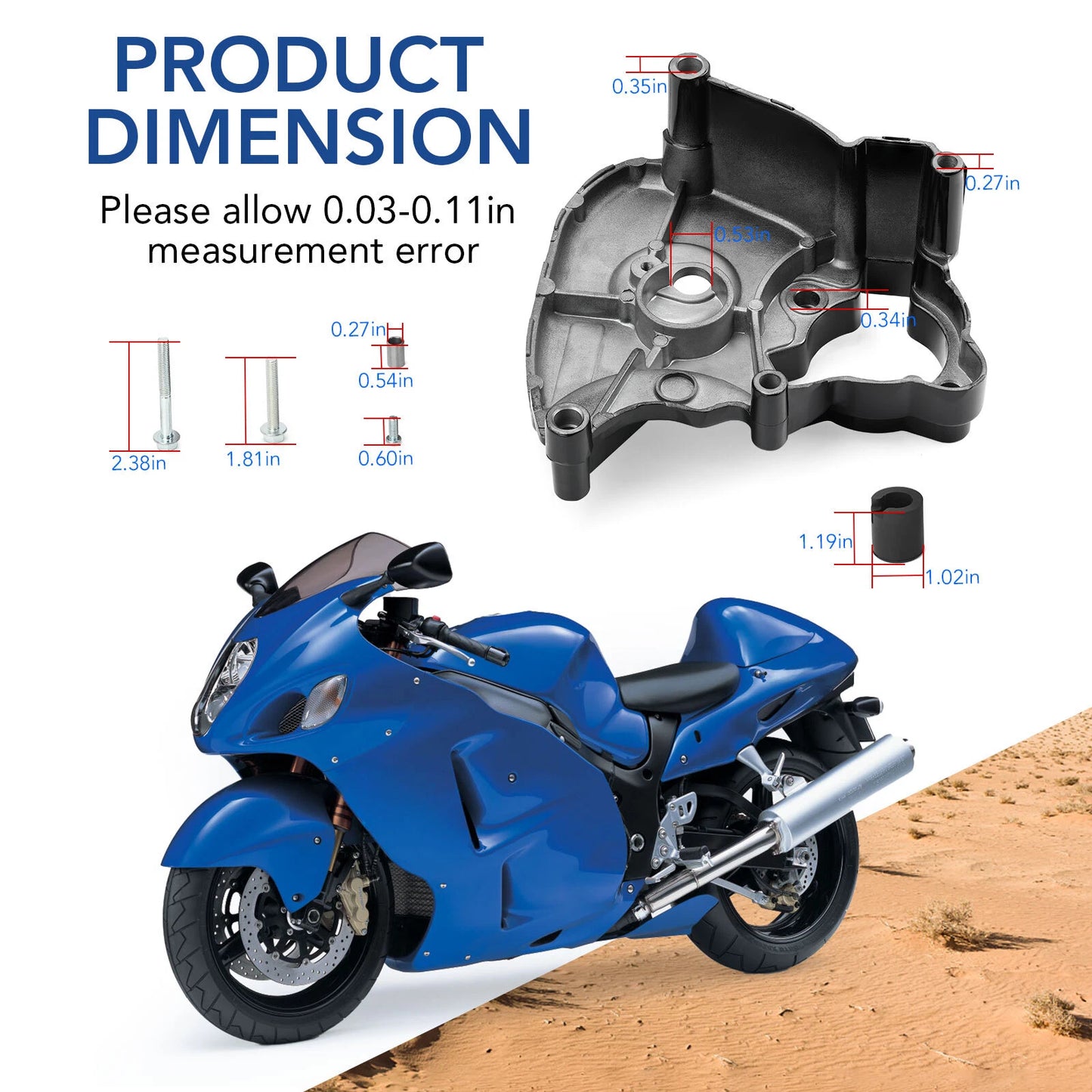 Front Sprocket Cover for Suzuki Hayabusa GSX 1300R (1999-2007)