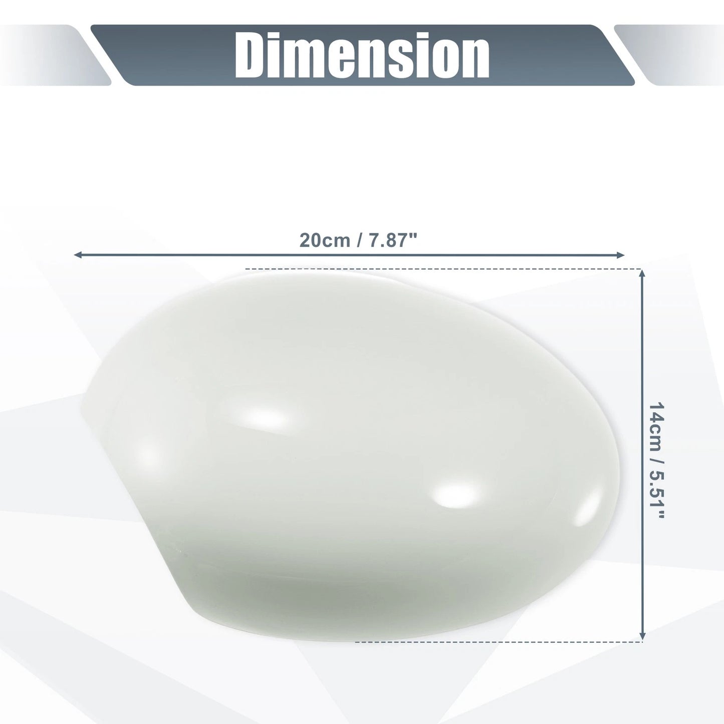 Rearview Mirror Cover Cap White for BMW Mini Clubman R55, Convertible R57 (2007-2015)