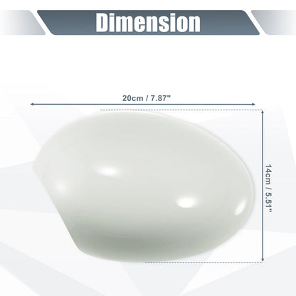Rearview Mirror Cover Cap White for BMW Mini Clubman R55, Convertible R57 (2007-2015)