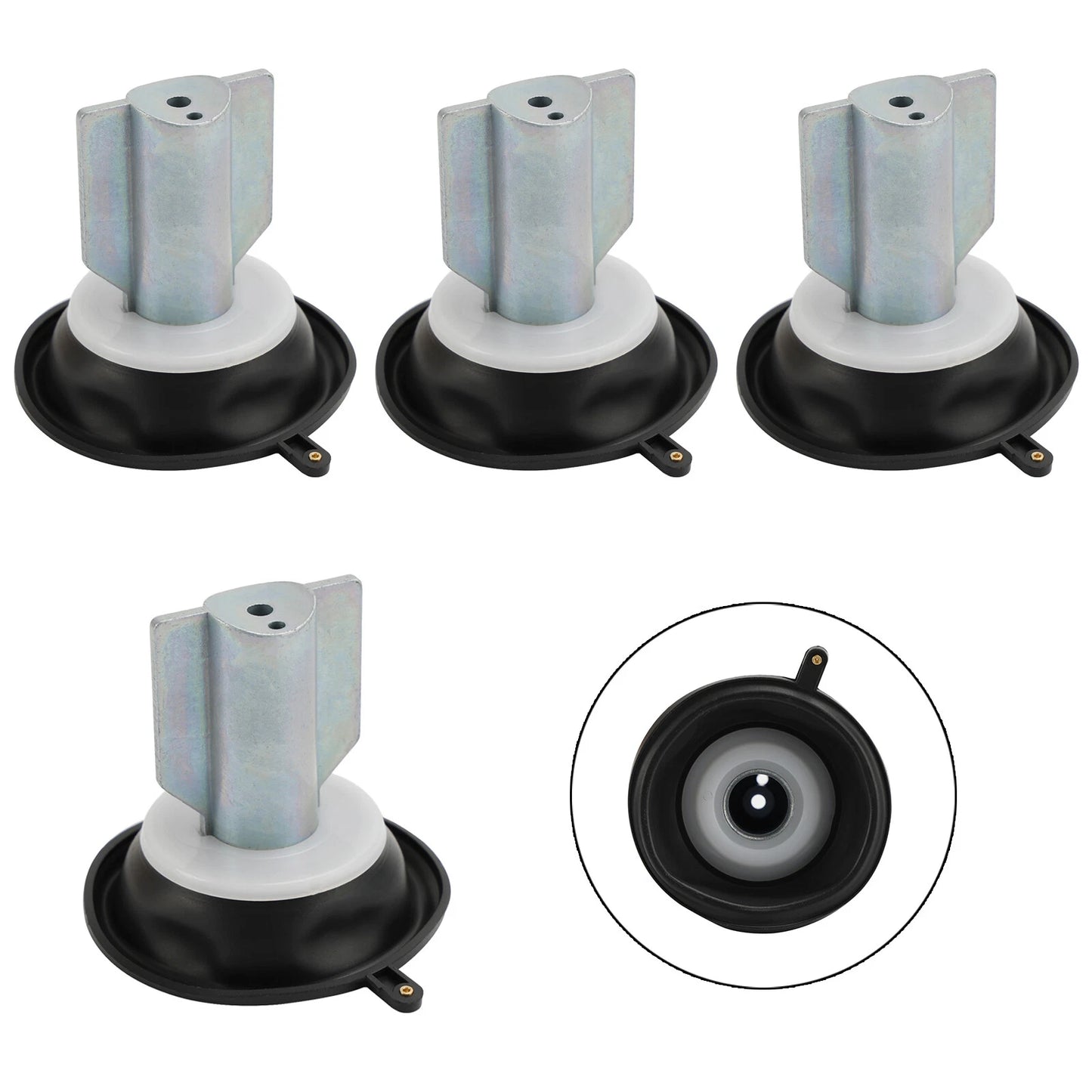 4X Carburetor Repair Kit for Kawasaki Prairie 700, KVF650, KFX700 (2002-2008)