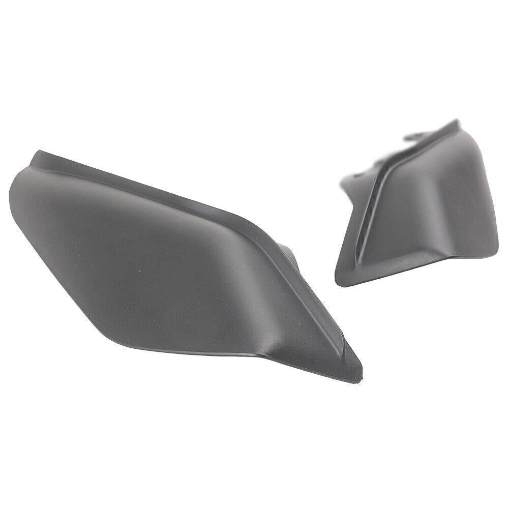 2 x Motorcycle Mid-Frame Air Heat Deflectors for Harley Touring (2009-2016) Black