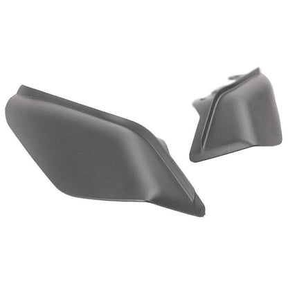 2 x Motorcycle Mid-Frame Air Heat Deflectors for Harley Touring (2009-2016) Black