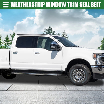 Front Right Window Belt Weatherstrip for Ford F-250 (1999-2016) Black