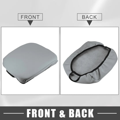 Car Center Console Armrest Cover for Toyota Land Cruiser (2008-2021) Gray