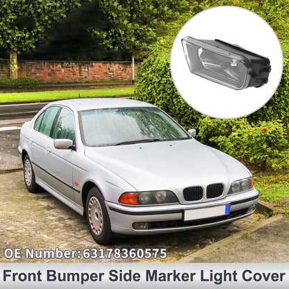Left Front Bumper Side Marker Light Cover for BMW E39 Z3 (1996-2002)