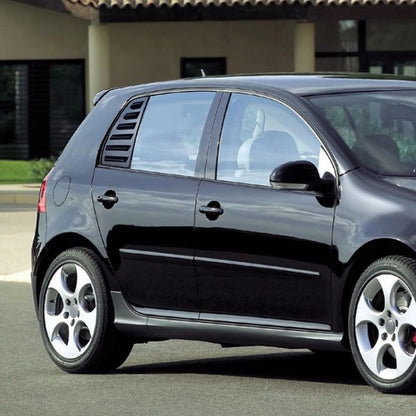 2 x Rear Side Window Louver Covers for Volkswagen Golf MK5 (2003-2009)
