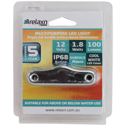 Underwater White LED Boat Light Squid Light Multi-Purpose - 2 Pack