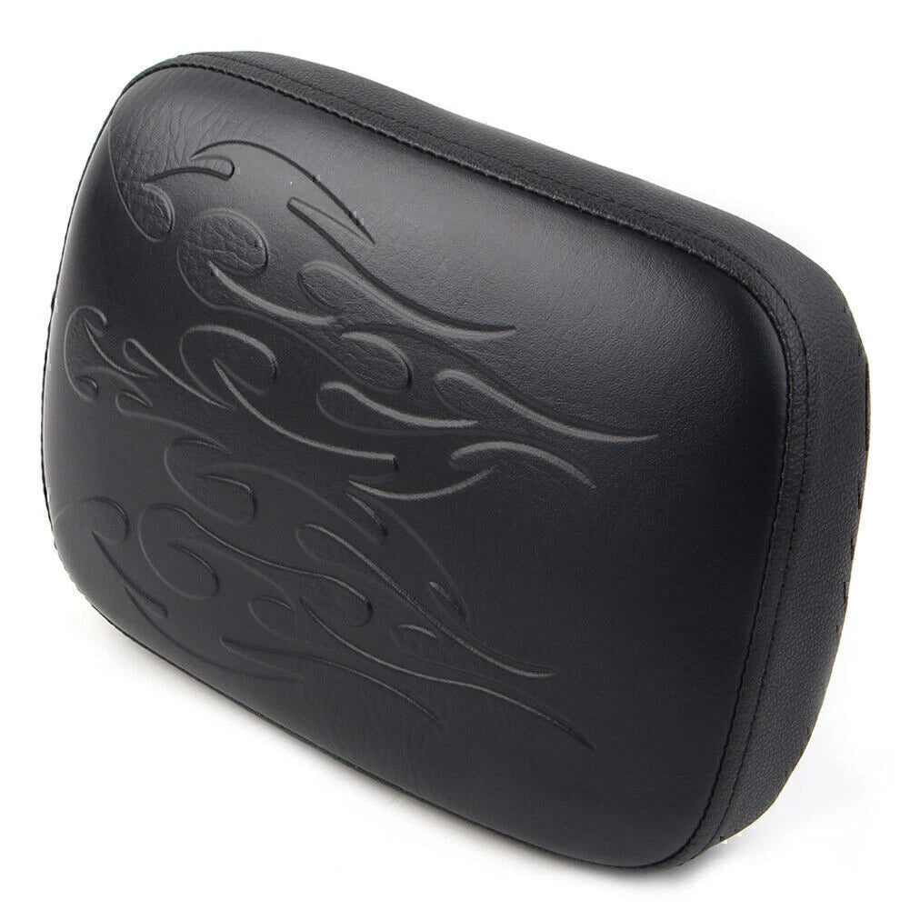 Rear Pillion Pad Seat for Harley Bobber Sportster (Fits 8 Suction Cups)