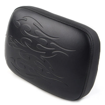 Rear Pillion Pad Seat for Harley Bobber Sportster (Fits 8 Suction Cups)