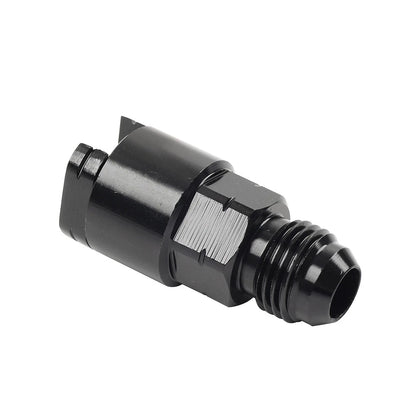6AN Male to 5/16" Quick Disconnect EFI Fuel Rail Adapter for GM LS (2001-2023)