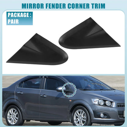 Left Right Mirror Triangle Fender Covers for Chevrolet Sonic (2012-2020)