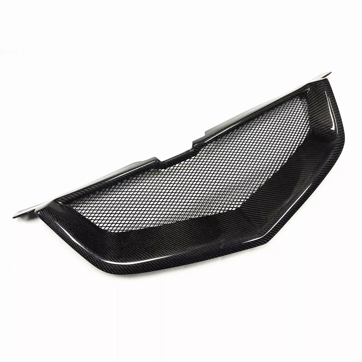 Front Bumper Grille Carbon Fiber Black for Acura TL (2007-2008)
