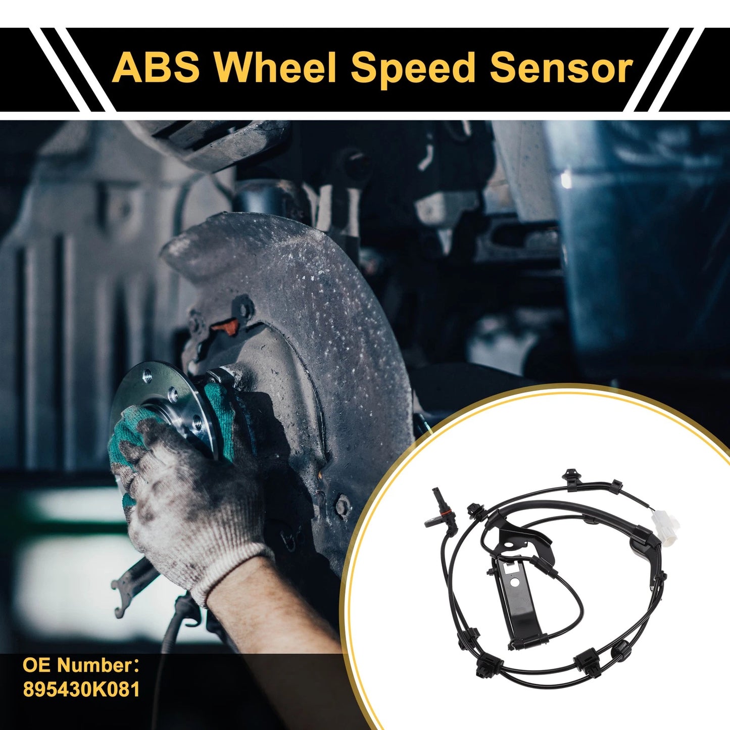 ABS Wheel Speed Sensor for Toyota Hilux (2015-2024) 1 x Left Front