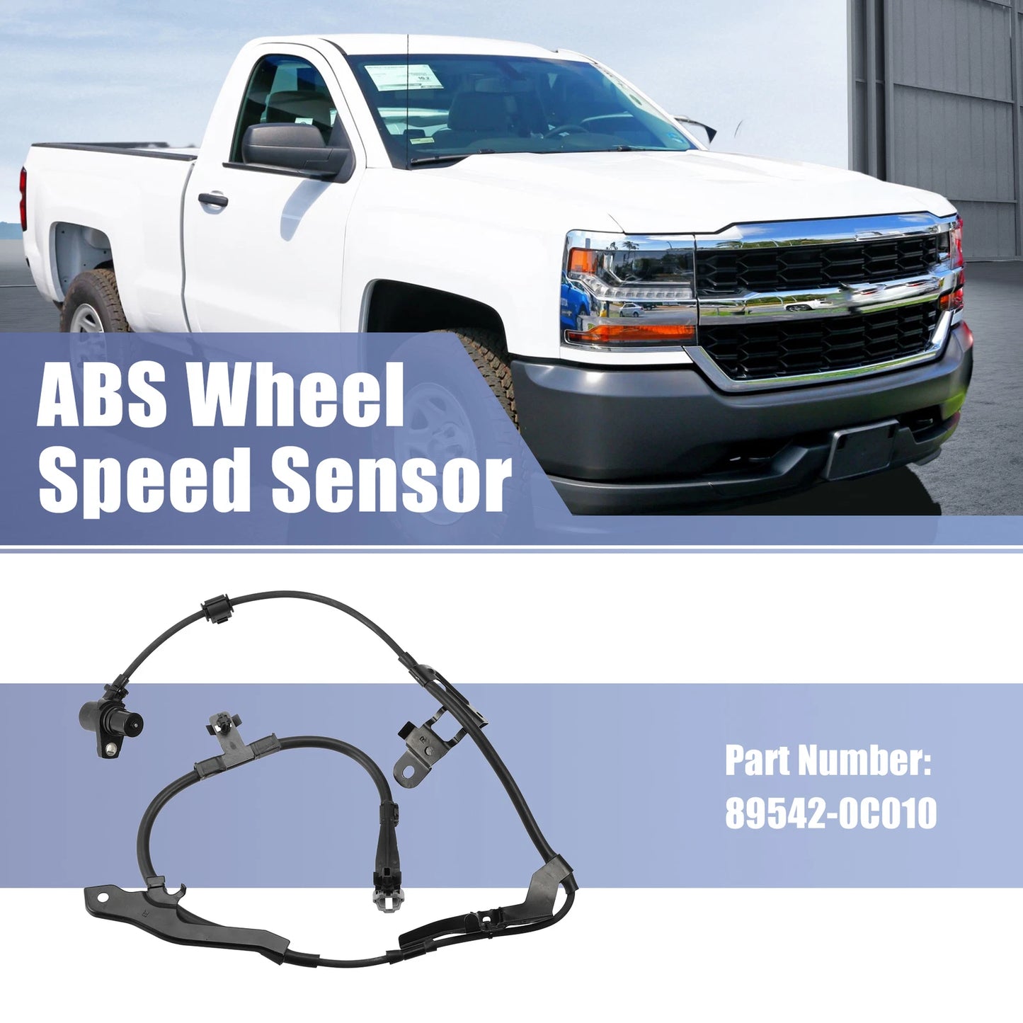 ABS Wheel Speed Sensor Front Right for Toyota Sequoia (2001-2007)