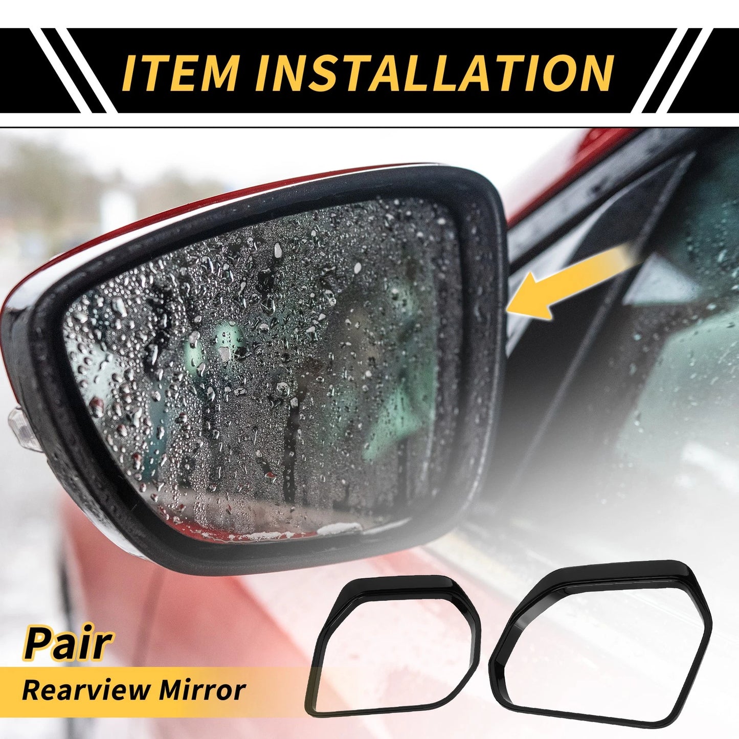 Rearview Mirror Eyebrow Trim for Toyota Tundra (2022-2024)