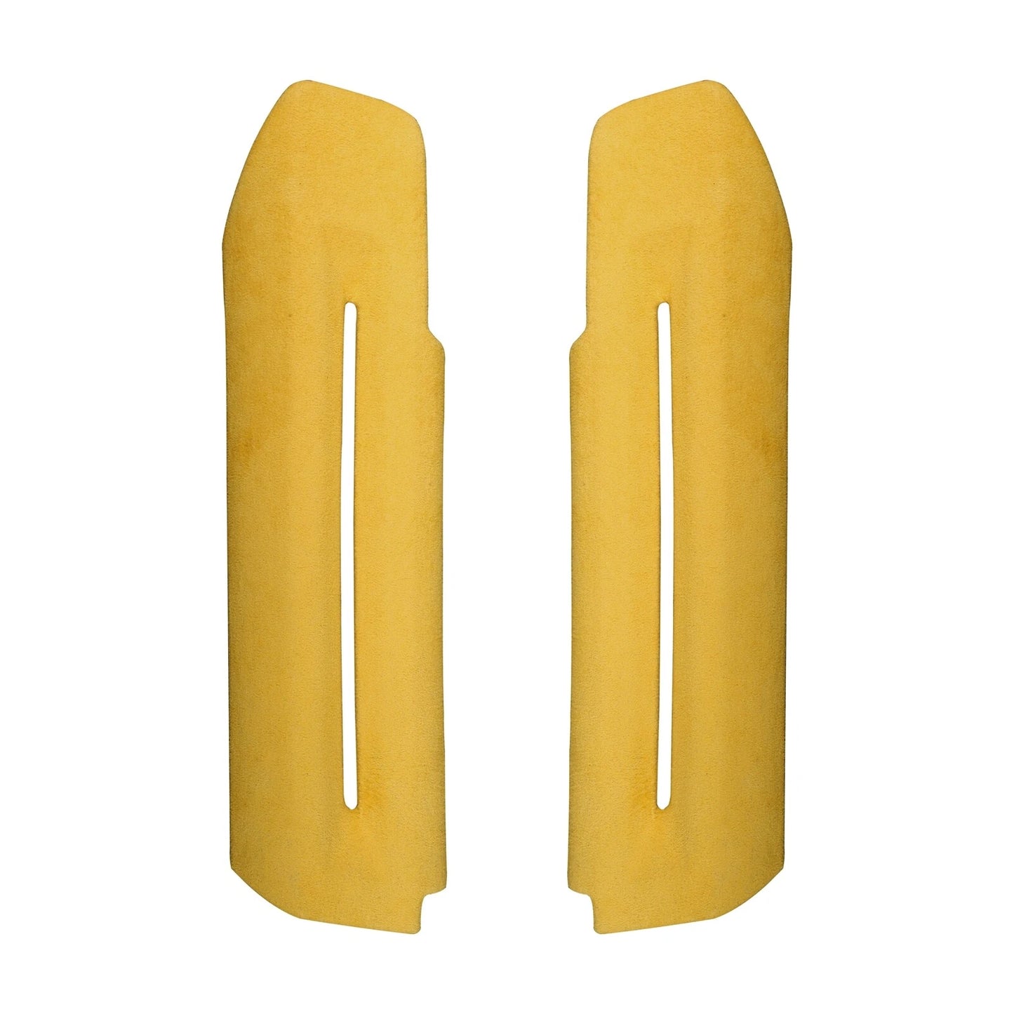 2 x Yellow Door Side Handle Armrest Covers for Ford Mustang (2015-2020)