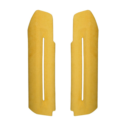 2 x Yellow Door Side Handle Armrest Covers for Ford Mustang (2015-2020)