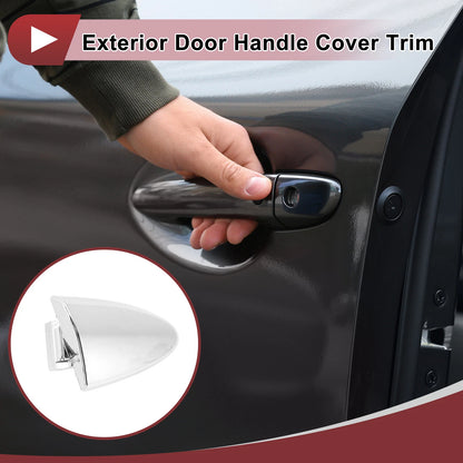 Exterior Door Handle Cover Trim for Lexus LS460 (2007-2017) Silver Tone
