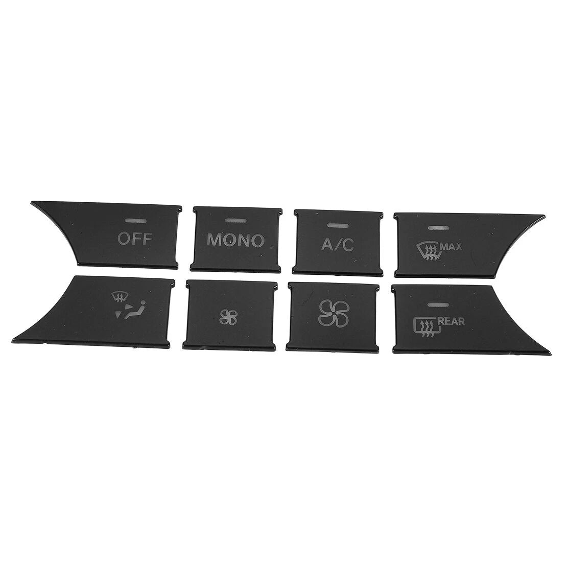 A/C Button Repair Decal Stickers for Mercedes-Benz W204 X204 (2007-2014)