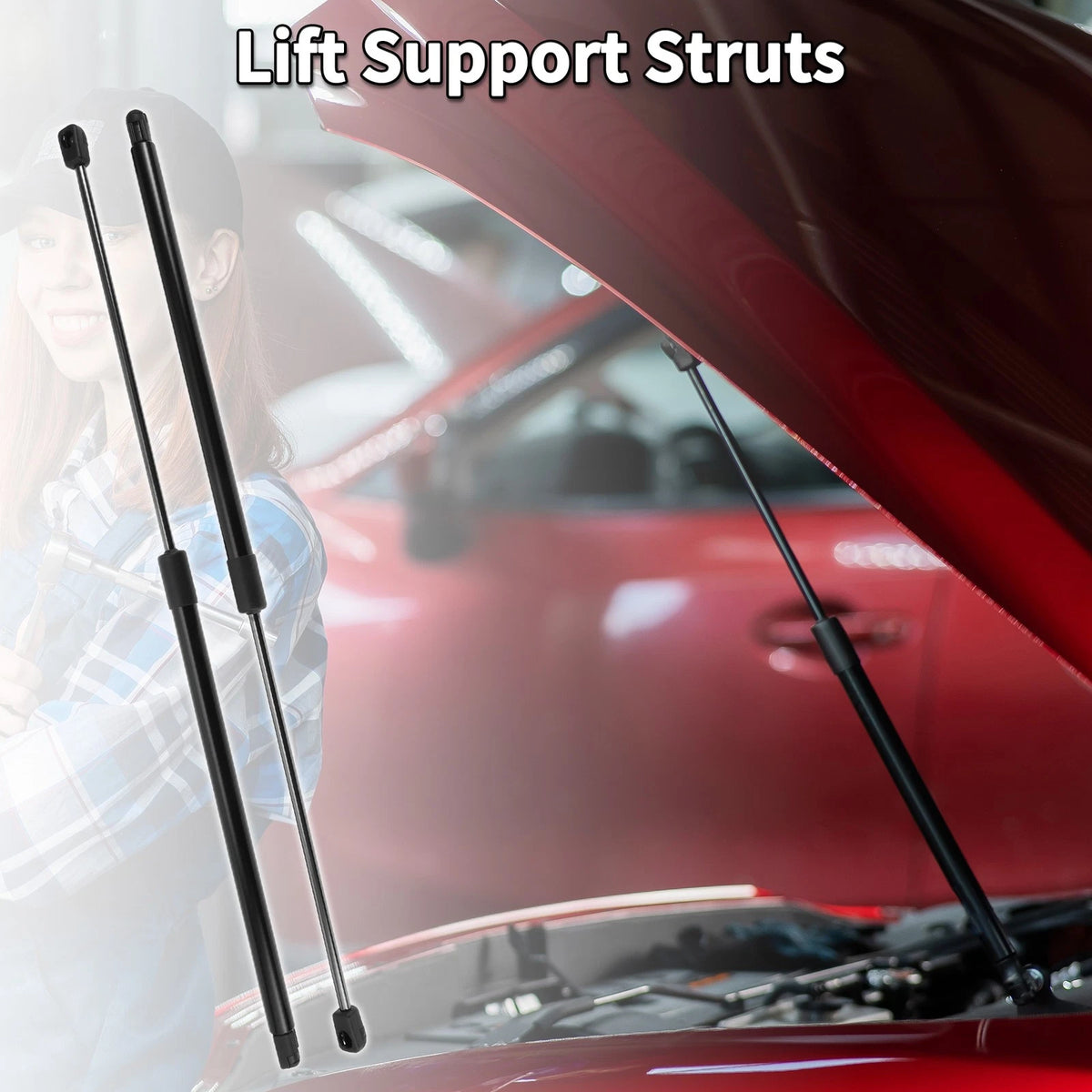 Hood Lift Supports Struts for Chevrolet HHR (2006-2011)