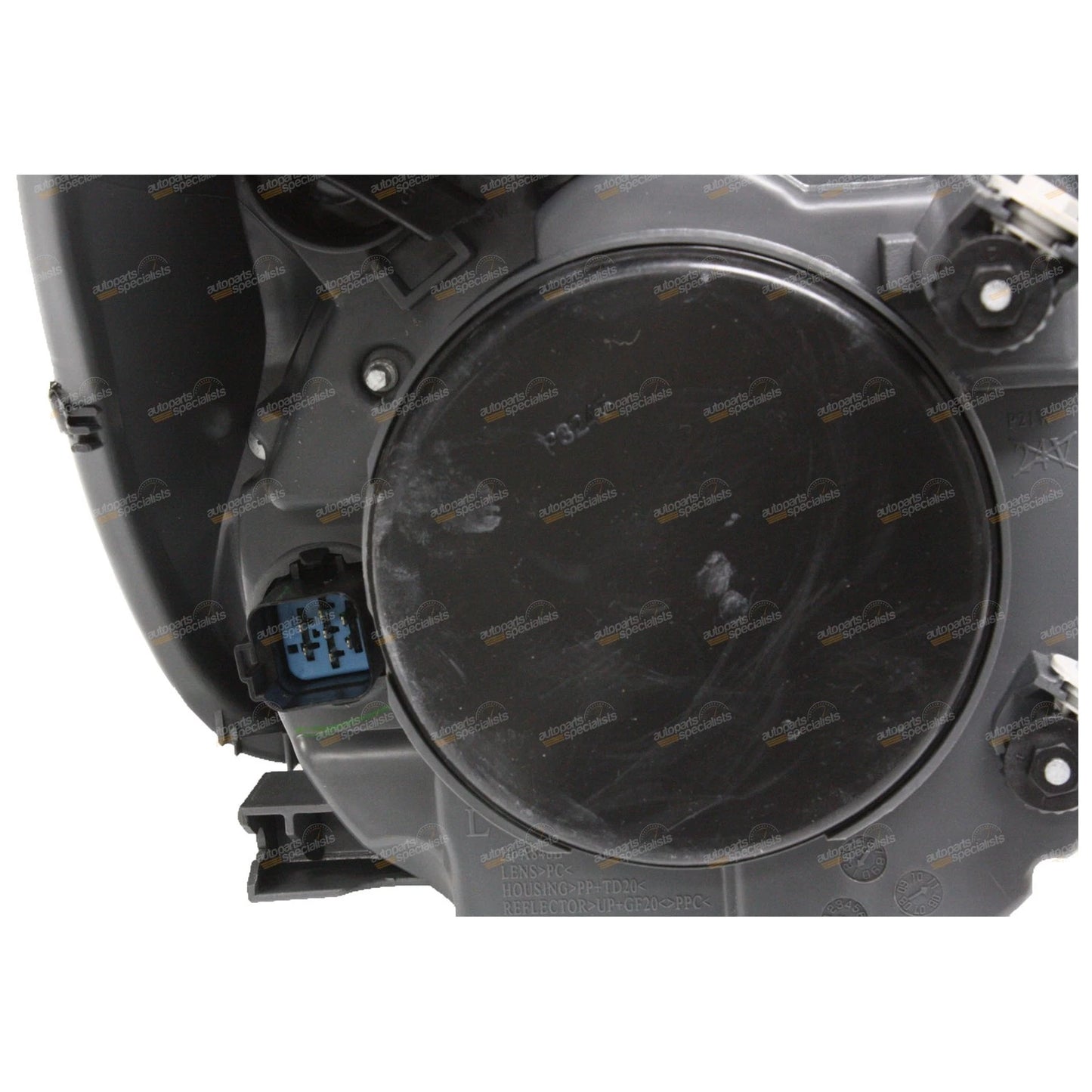 LH Black Headlight Left for Ford Fiesta (2005-2008)