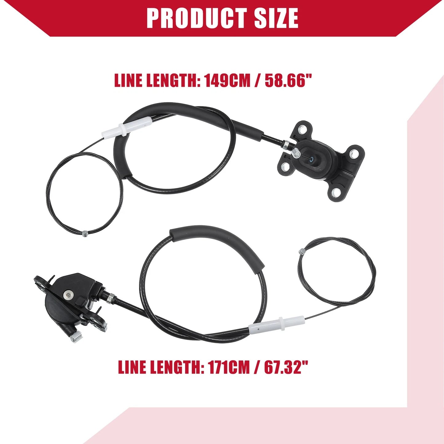 Right Power Sliding Door Cable Set for Honda Odyssey (2005-2010)