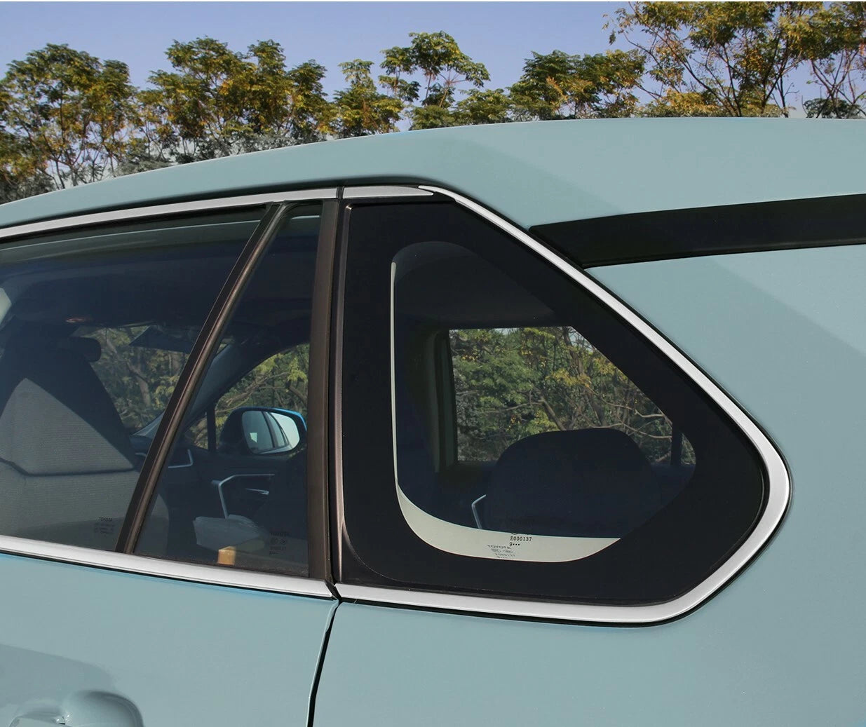 Window Bottom Stainless Steel Molding Cover Trim for Toyota RAV4 (2019-2023)