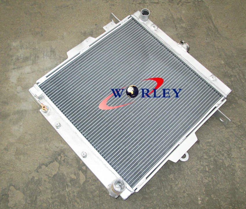 4ROW Aluminum Radiator for Toyota Land Cruiser HZJ70 HZJ73 HZJ77 (1990-2007)