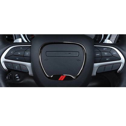 Black Steering Wheel Center Cover Ring for Dodge Charger (2015-2021)