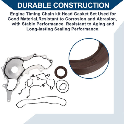 Engine Timing Cover Gasket Set for Jeep Wrangler (2012-2017)