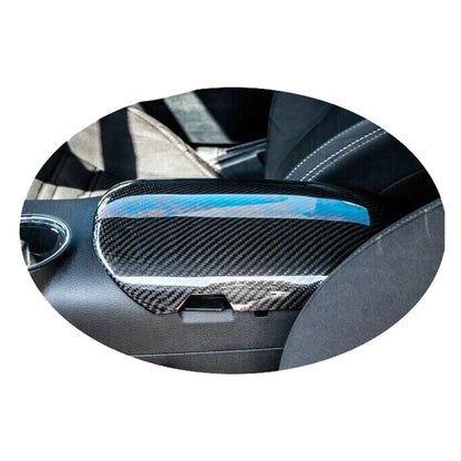 ABS Carbon Fiber Center Armrest Cover for Ford Mustang (2015-2020)