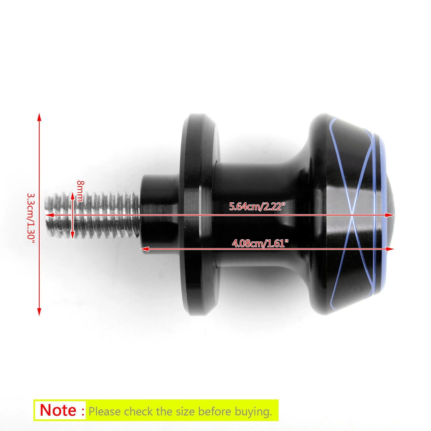 8mm Moto CNC Stand Mounts for Suzuki Honda Motorcycle