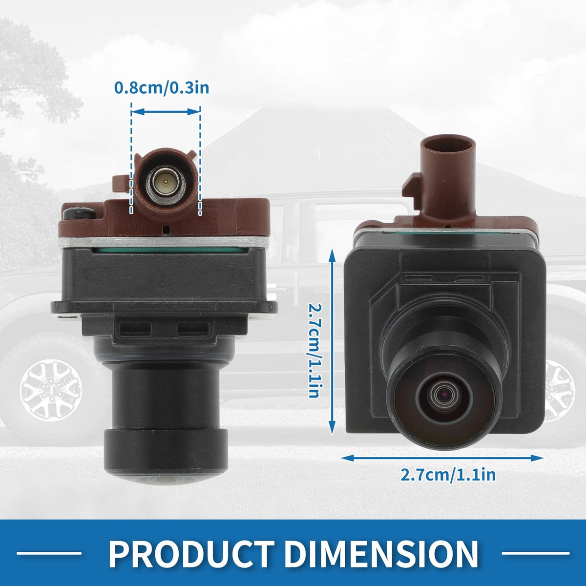 Front View Park Assist Camera for Ford F150 XL XLT Platinum (2021-2023)