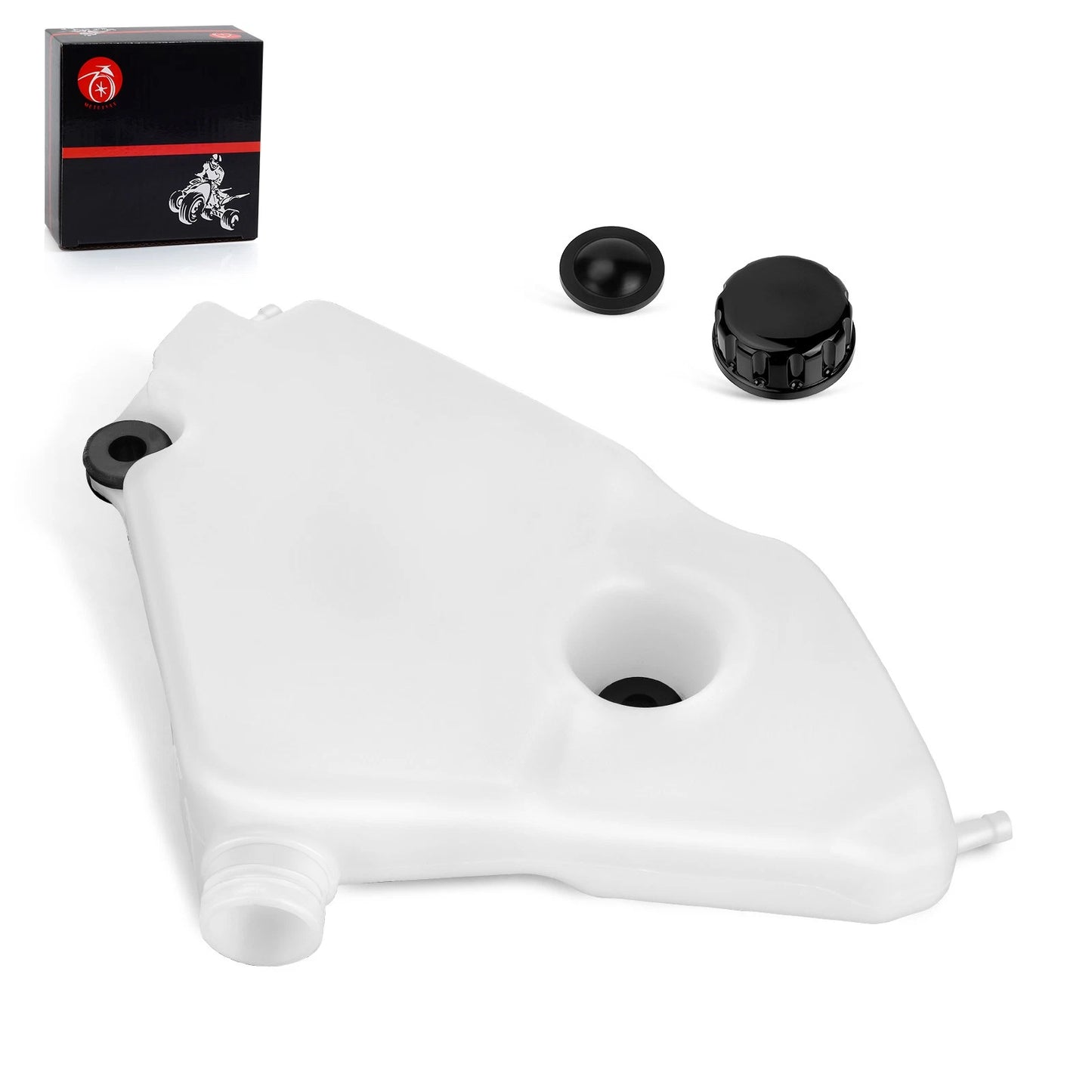 Coolant Tank Bottle W/ Caps for Kawasaki Ninja ZX-10R ZX1000D (2006–2007)