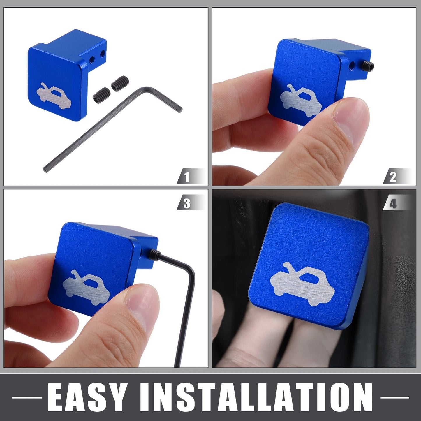 Car Hood Release Latch Handle for Honda CR-V (1997-2006) Blue