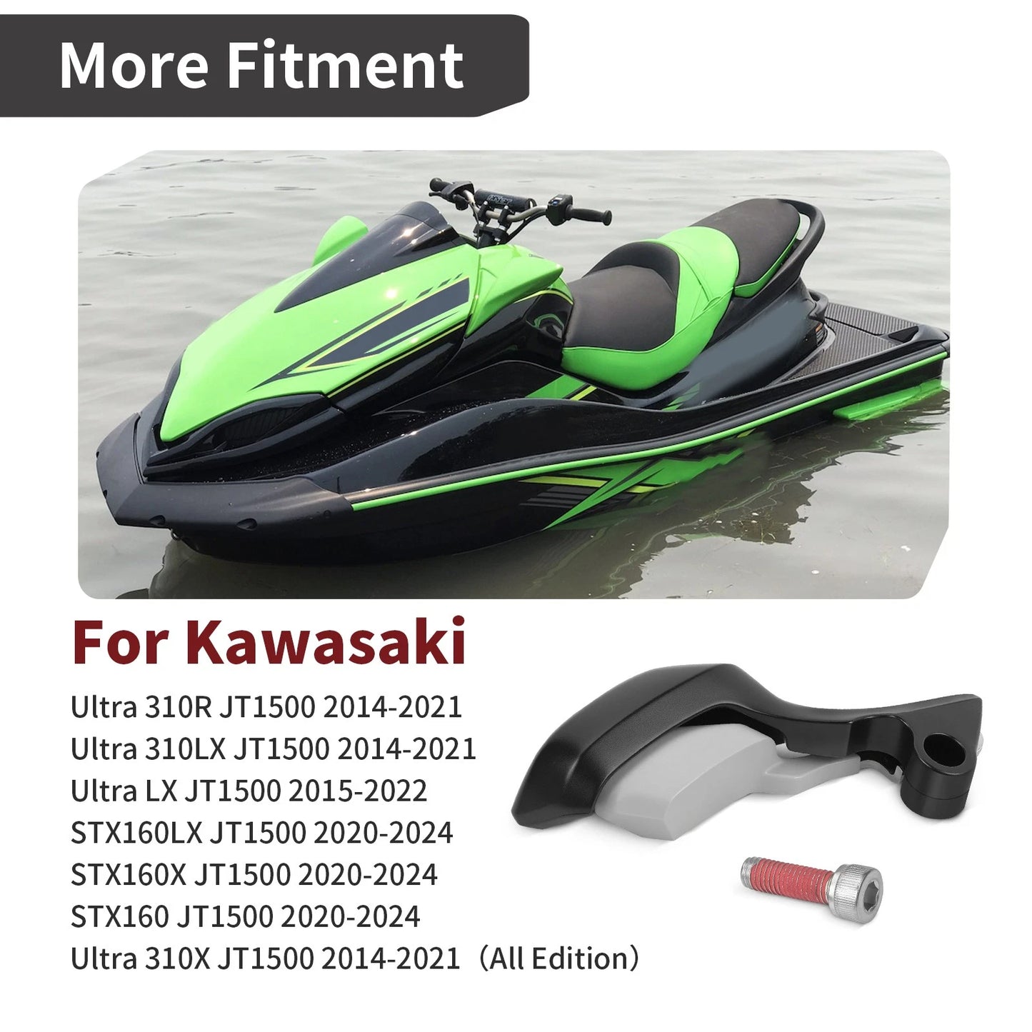 Reverse Lever Assy for Kawasaki Jet Ski Ultra STX160 300 310 X LX R(2011–2024)