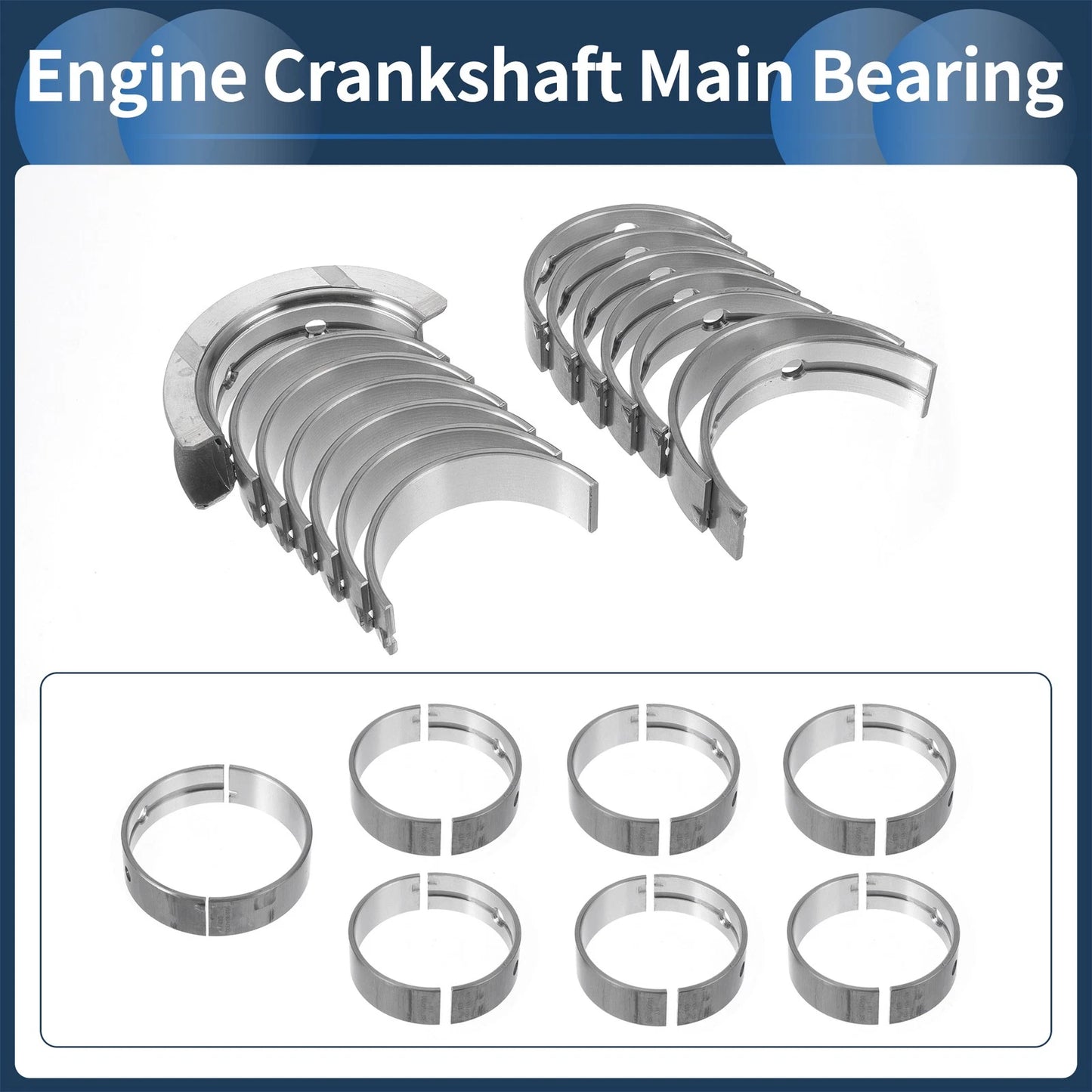 Main Bearing Set for BMW 128i 2008-2013 - 14 Pcs