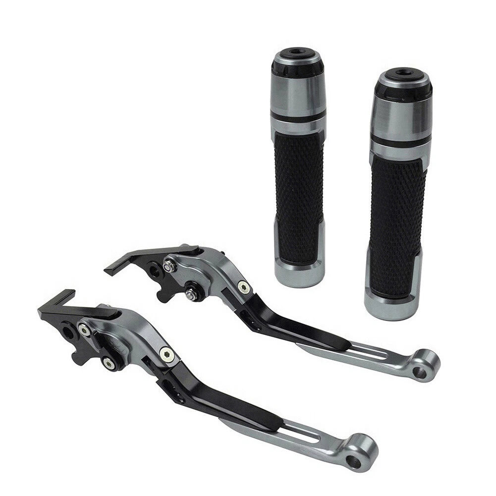 Extendable Brake Clutch Levers & Handlebar Grips for Suzuki GSXS125 (2017-2023)
