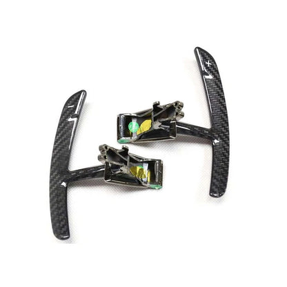 Carbon Fiber Steering Wheel Switch Paddle Housing For Porsche 991 Macan Panamera