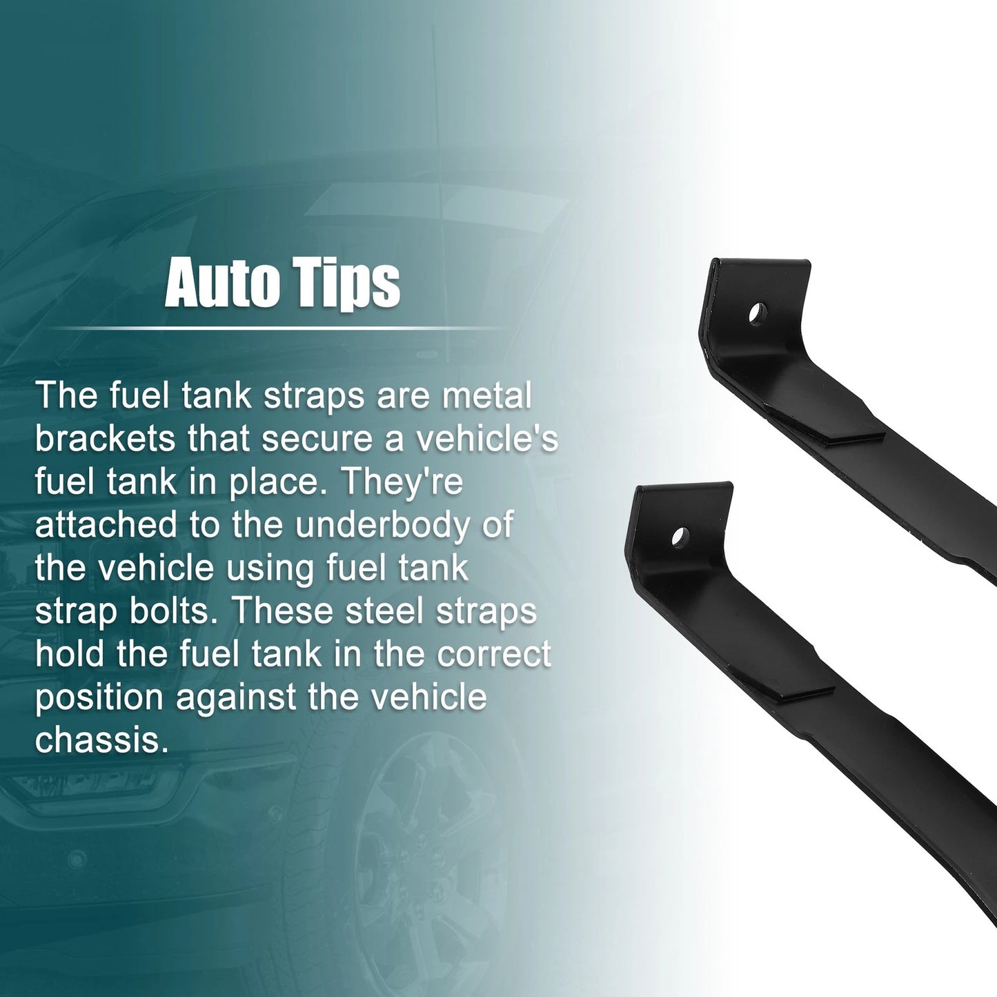 Fuel Tank Straps Set for Ford F-250 Super Duty (1999-2010)